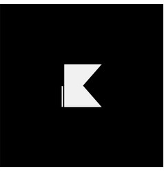 K Abstract Letter Logo Design Icon