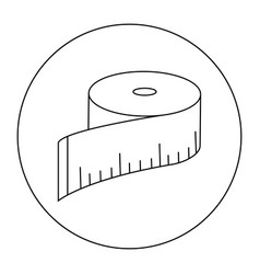 Measuring Tape Linear Icon