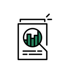 Financial Increase Or Data Performance Icon