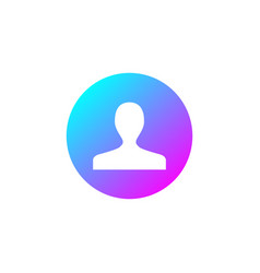 User Sign Icon Person Symbol Human Avatar Round