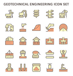 Geotechnical Engineering And Soil Testing Icon