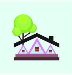 Home Logo Icon Flat