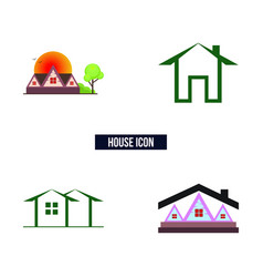 Home Logo Icon Flat