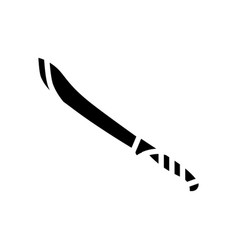 Knife Beef Butcher Glyph Icon