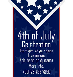 4th Of July Celebration Poster Flyer Design