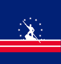 Flag Of Richmond In Virginia Usa