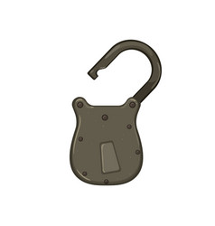 Metal Padlock Vintage Cartoon