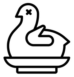 Roasted Duck Icon Chinese New Year