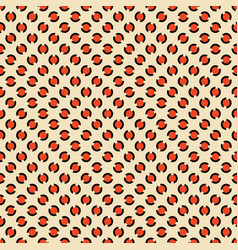 Black Beige And Red Glitch Dots Pattern