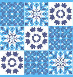 Blue Mediterranean Ceramic Tiles Spanish