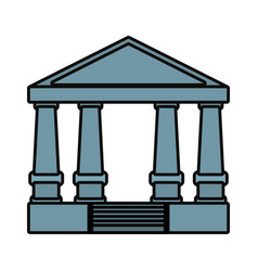 Justice Court Building Icon