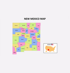 New Mexico Map District Map Of Mexico