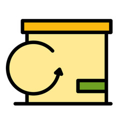 Return Product Icon Flat