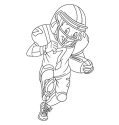 Rugby Coloring Page For Kids