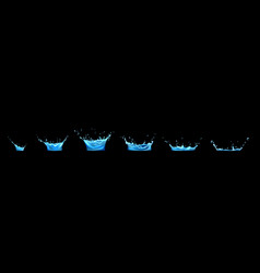 Water Splash Sequence Animation Sprite Sheet