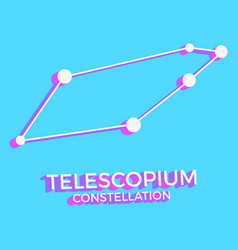 Telescopium Constellation 3d Symbol Constellation