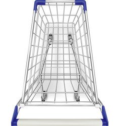 Supermarket Trolley Top Photo Realistic Shop