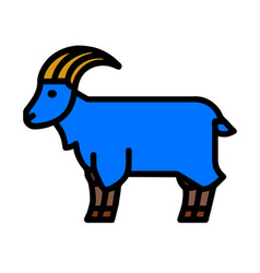 Alpine Goat Blue Icon