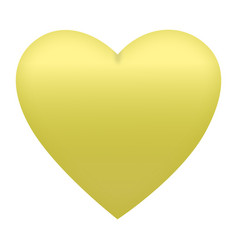 Gold Heart Icon Clipart