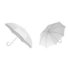 White Rain Umbrella Mockup