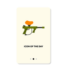 Military Game Gun Flat Icon