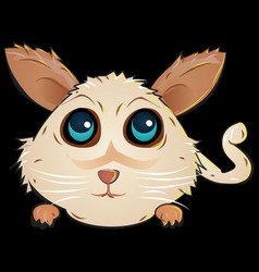 Simple Cute Cat Cartoon Character