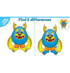 Game Find Differences Cartoon Monster-1