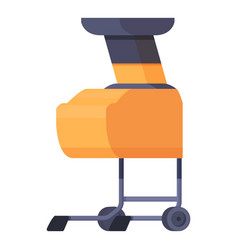 Garden Shredder Technology Icon Cartoon