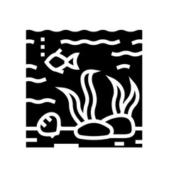 Hydrosphere Ecosystem Glyph Icon