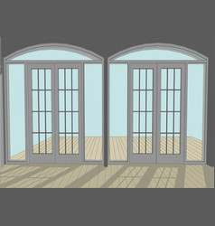 Wooden Patio And Doors