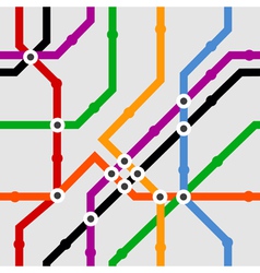 Metro scheme seamless background Royalty Free Vector Image