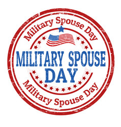 Military Spouse Day Sign Or Stamp