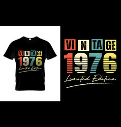 Vintage 1976 Limited Edition Happy Birthday