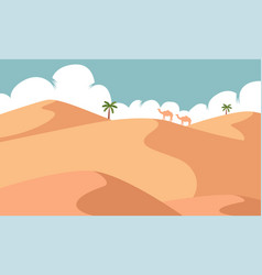 Desert Sand Dunes Landscape Background