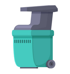 Electric Shredder Icon Cartoon Robot Tool