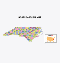 North Carolina Map District Map Of Carolina