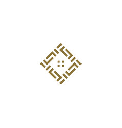 Luxurious Letter F Pattern House Logo Design