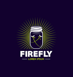 Firefly Jar Logo Sign Symbol Icon