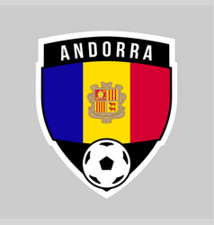 Shield Football Team Badge Of Andorra