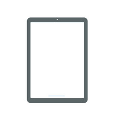 Flat Design Tablet With Sleek Edges