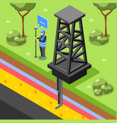 Geodesy Tower Check Composition