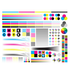 Cmyk Print Calibration With Offset Printing Marks