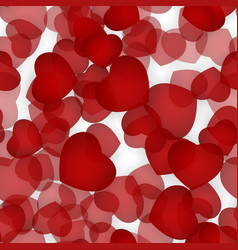 Abstract hand drawn heart love seamless pattern Vector Image