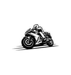 Motorcycle colorful print Royalty Free Vector Image