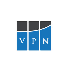 Vpn Letter Logo Design On White Background