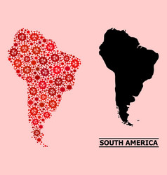 Map South America - Composition