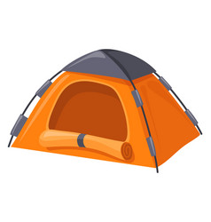 Outdoor Tourist Tent Cartoon Icon Campsite Symbol