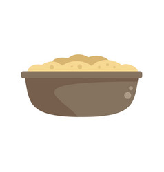 Potato Icon Flat Mash Food