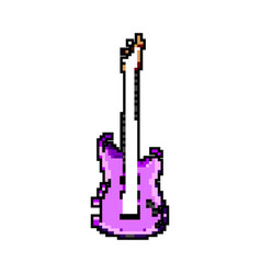 Rock Electric Guitar Game Pixel Art