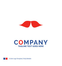 Company Name Logo Design For Moustache Hipster